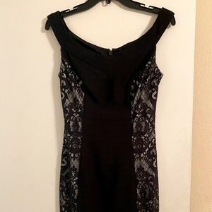 ❓GUESS Black Sheath Cocktail Dress